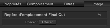 Effacer/vider les repères d'emplacement