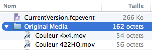 Alias de media externes