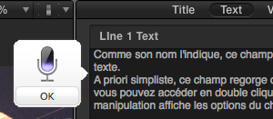 La performante dictée vocale (Mac OS X ≥ 10.8)