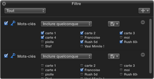 Croisement de mots clé : les plans de françoise se trouvant aussi dans carte 1 & 2 & 3 & 4