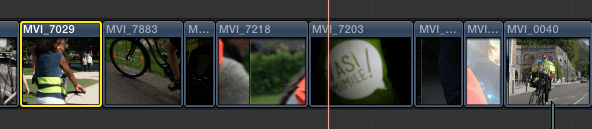 état de la timeline avant .....