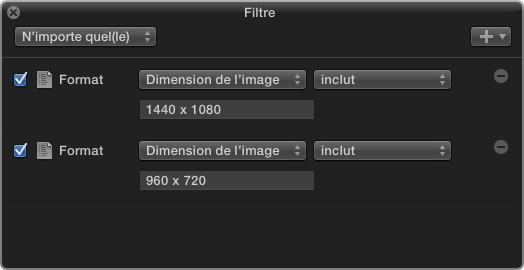Les plans HD avec des pixels rectangulaires