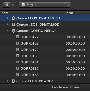 Import d'archive