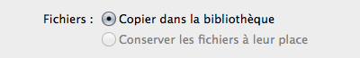 A l’import des rushes d’une Carte / Archive / Copie directe de carte, Final Cut Pro fait  forcement une copie.