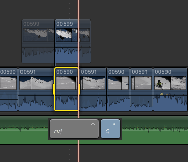 L'image de la tête de lecture se place au point Out
