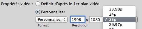 Exemple pour un DCP 2K Flat