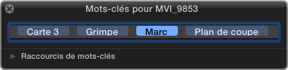 Sélectionnez le mot clé dans l'éditeur de mot-clé puis Touche "Effacer"