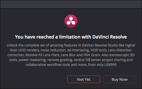 La liste des fonctions clés supplémentaires de la version Studio