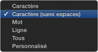 Menu Animer